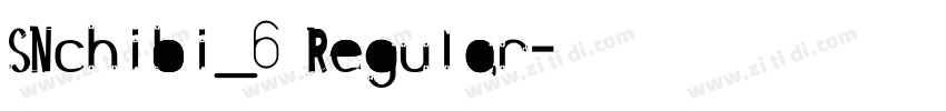 SNchibi_6 Regular字体转换